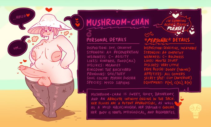 1futa bbw futanari mushroom-chan_(screwbones) screwbones sole_futa thick_thighs