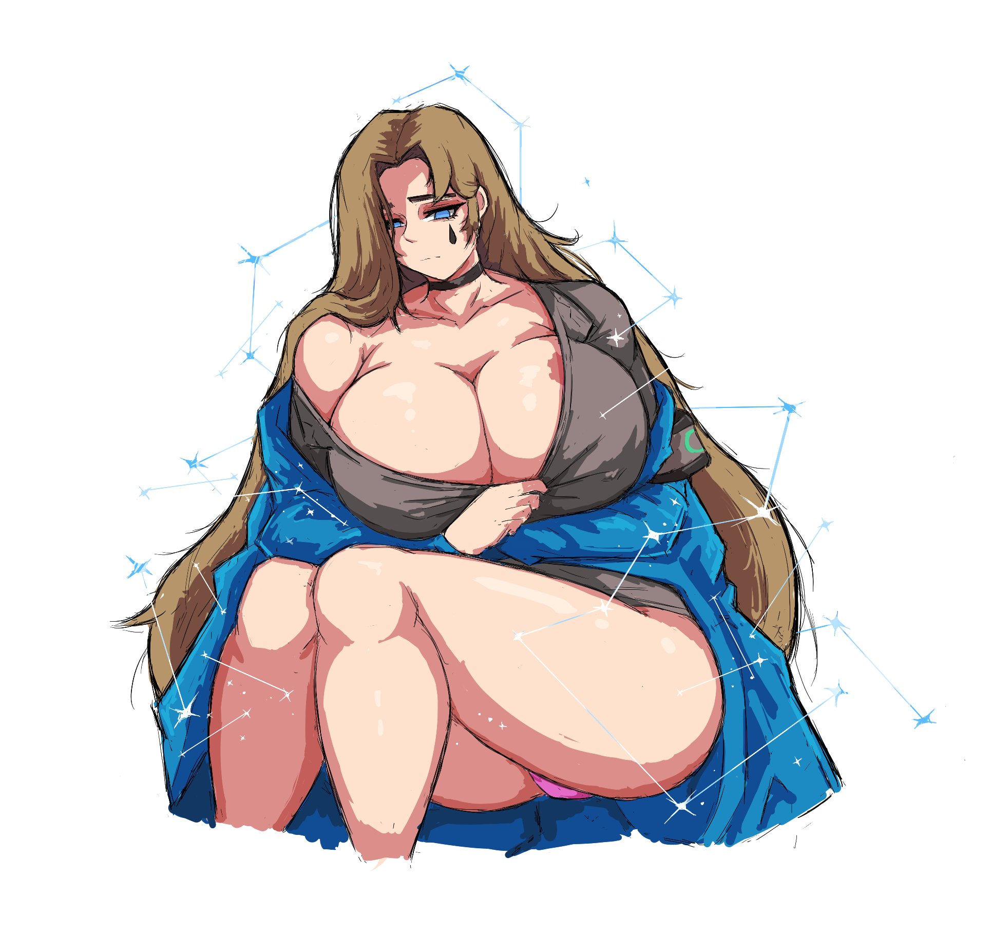 1girls, breasts, chubby, chubby female, fat, female, huge breasts, limbus company, littleteze, project moon, rodion (limbus company), tagme, the sword sharpened with tears (e.g.o), walpurgis night