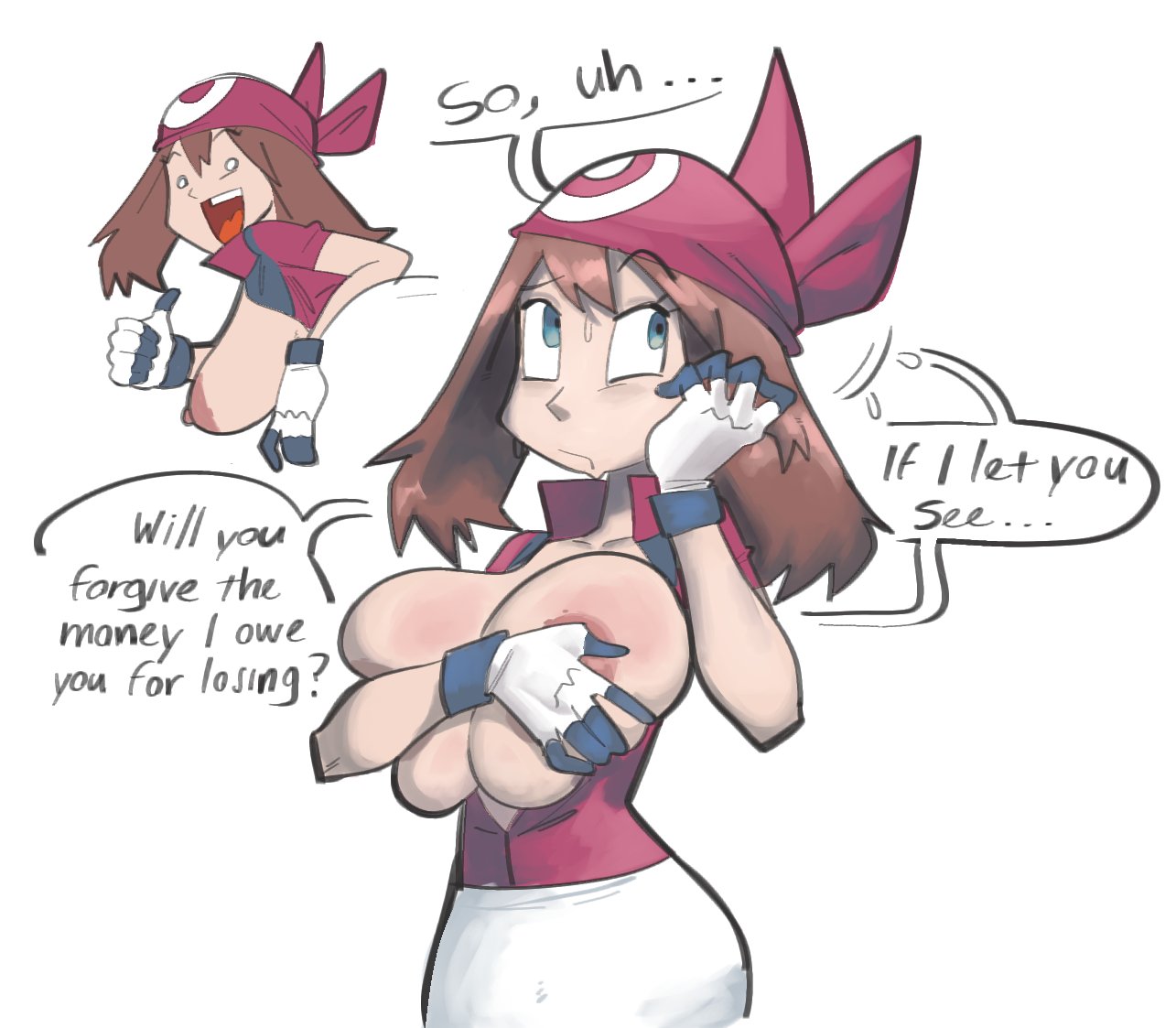 female, lewdmcgill, may (pokemon), pokemon, tagme