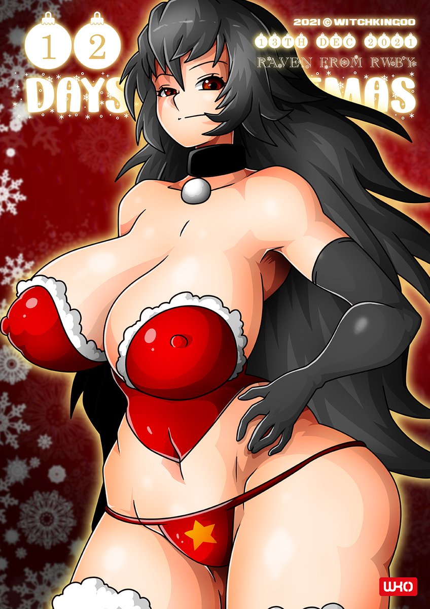 1girls, big breasts, breasts, busty, christmas, female, female only, hair, hips, hourglass figure, huge breasts, large breasts, legs, lips, mature, mature female, milf, raven branwen, rwby, thick, thick legs, thick thighs, thighs, upper body, voluptuous, wide hips, witchking00