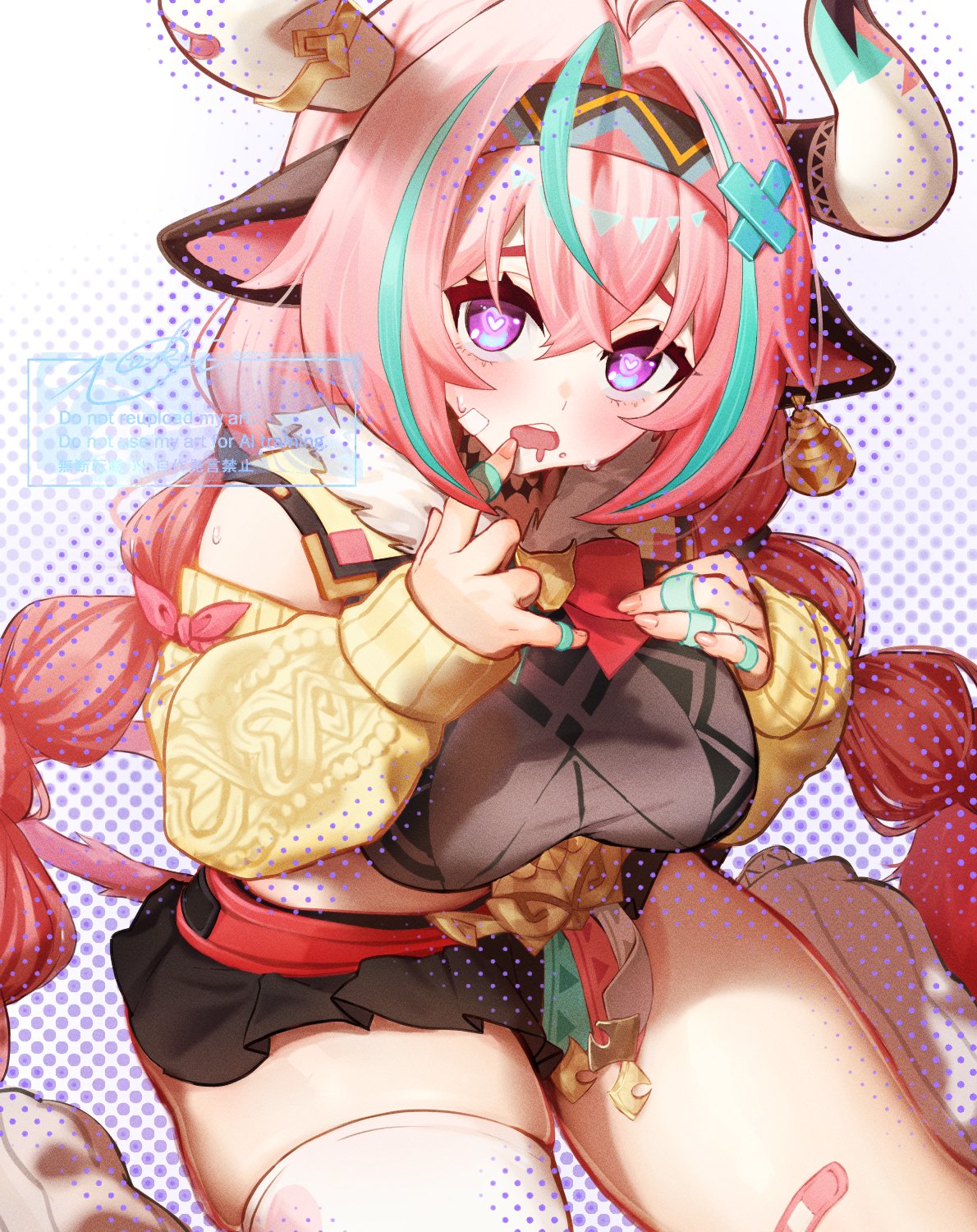 artist request, cow girl, female, female only, genshin impact, natlan girls, source request, thick, thick thighs, varesa (genshin impact)