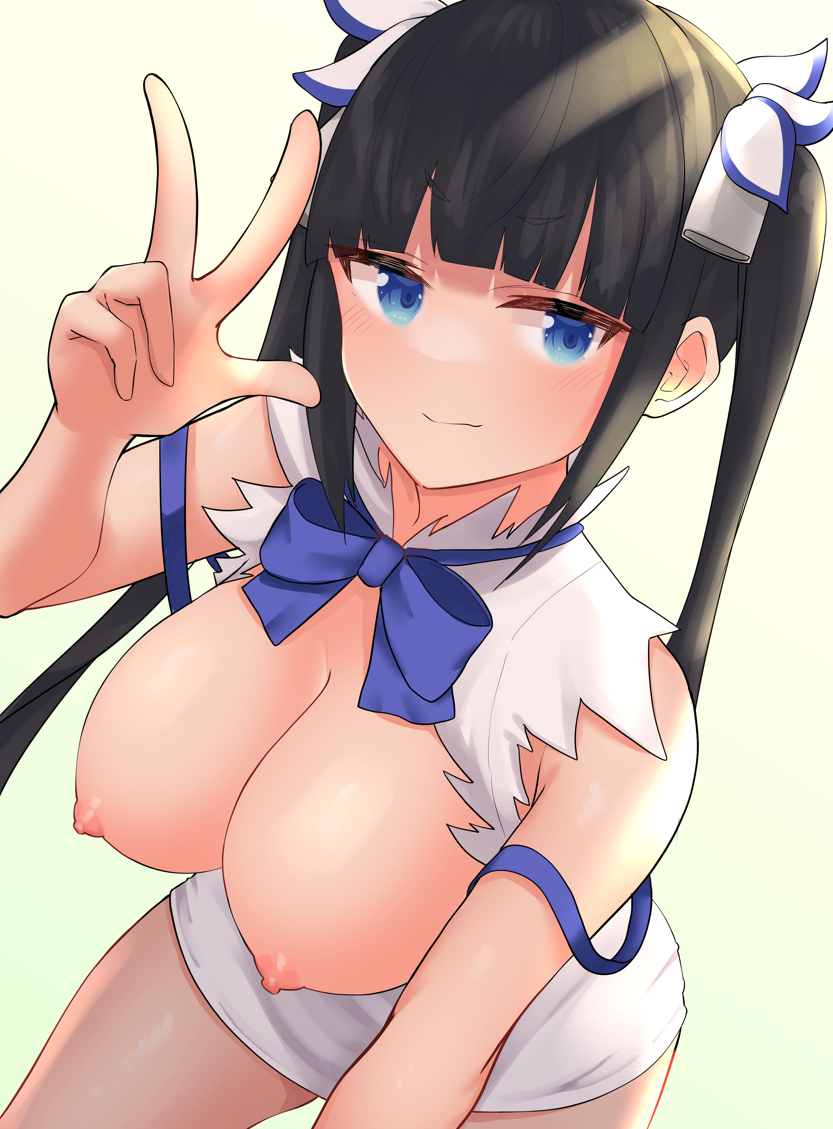 1girls, big breasts, breasts, cotu, cotudesu, dungeon ni deai wo motomeru no wa machigatteiru darou ka, female, hestia (danmachi), large breasts, siiotuu, tagme