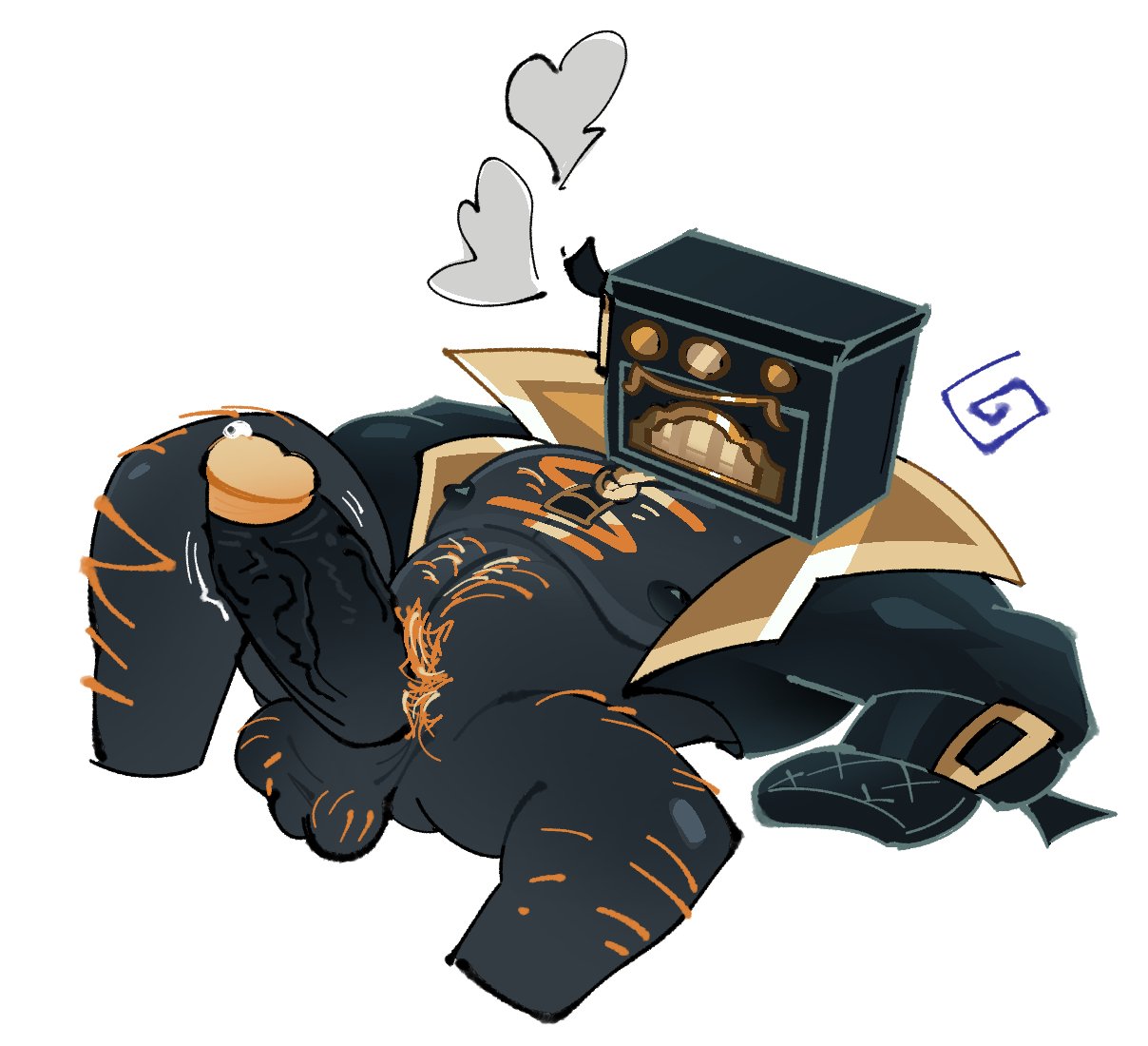 bara, big cock, big dick, big dick energy, big penis, cookie run, cookie run kingdom, crk, devsisters, gay, kingwolfalpha, male only, not safe for cookies, object head, objecthead, oven, oven head, ovenhead cookie, yaoi
