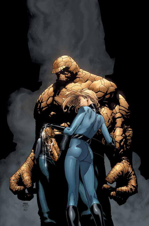 ben_grimm edit fantastic_four female human invisible_woman male mark_morales marvel morry_hollowell photoshop steve_mcniven straight sue_storm the_thing_(marvel)