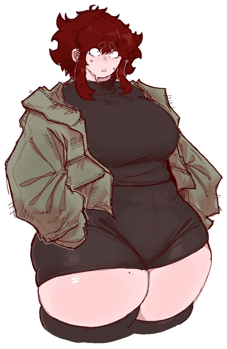 1girls auburn_hair bbw belly big_breasts blush breasts chubby_female cute dumb_girl fat_ass female female_focus female_only flustered friday_night_funkin friday_night_funkin_mod girlfriend_(friday_night_funkin) huge_ass huge_breasts huge_thighs hyper_thighs jacket korean_nooby_(artist) massacre_girlfriend_(friday_night_funkin) millie_(mistful_crimson_morning) mistful_crimson_morning nervous nervous_sweat oc shorts solo solo_female sweat sweatdrop thick thick_legs thick_thighs thighhighs thighs thunder_thighs tight_clothing wide_hips worried worried_expression
