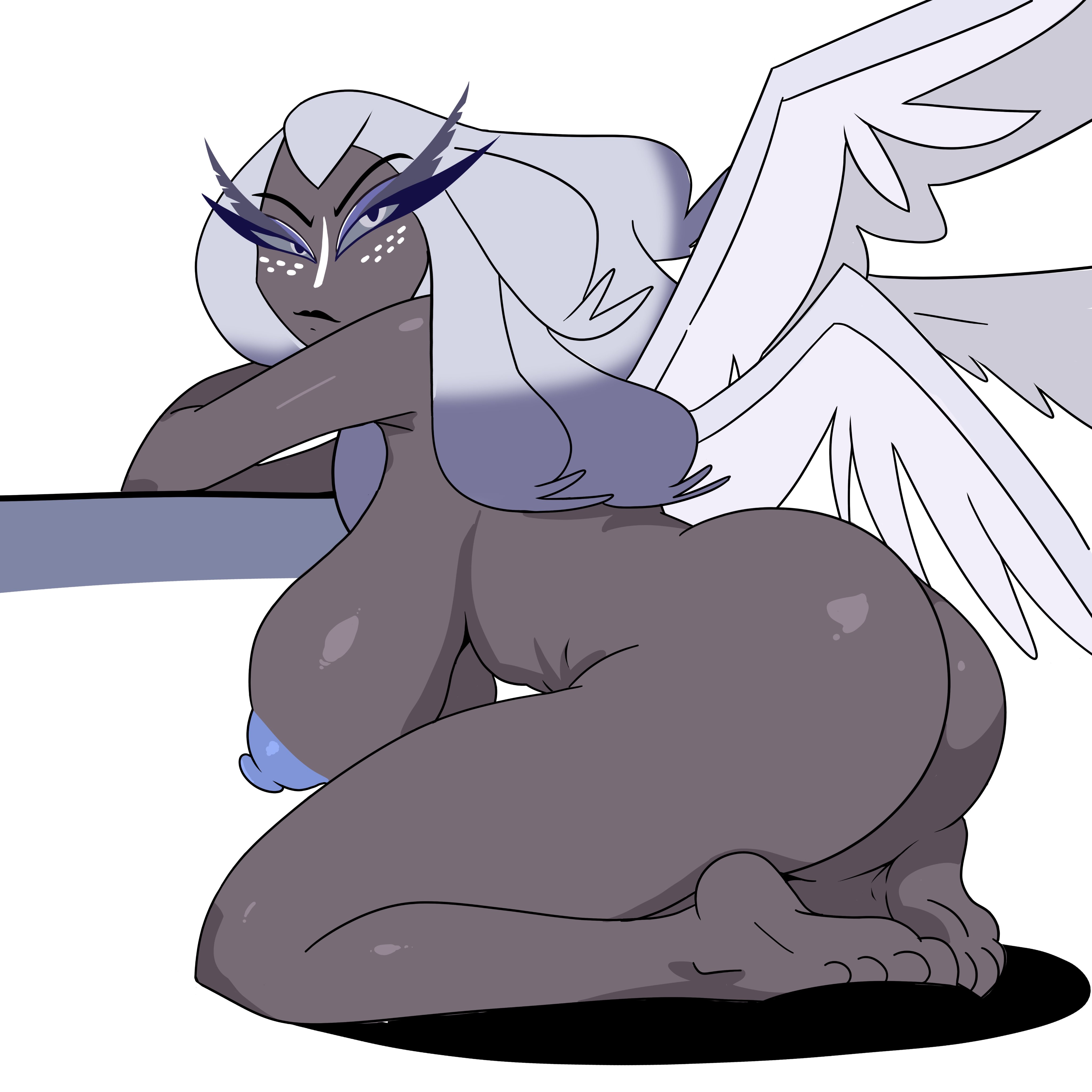 1girls, adult, adult female, angel, angel girl, aptom7747, ass, big ass, big breasts, breasts, hazbin hotel, looking at viewer, mature female, naked, naked female, nipples, nude, nude female, sera (hazbin hotel), seraph, seraph (angel), seraphim, seraphim angel, tagme, vivienne medrano, vivziepop, wings