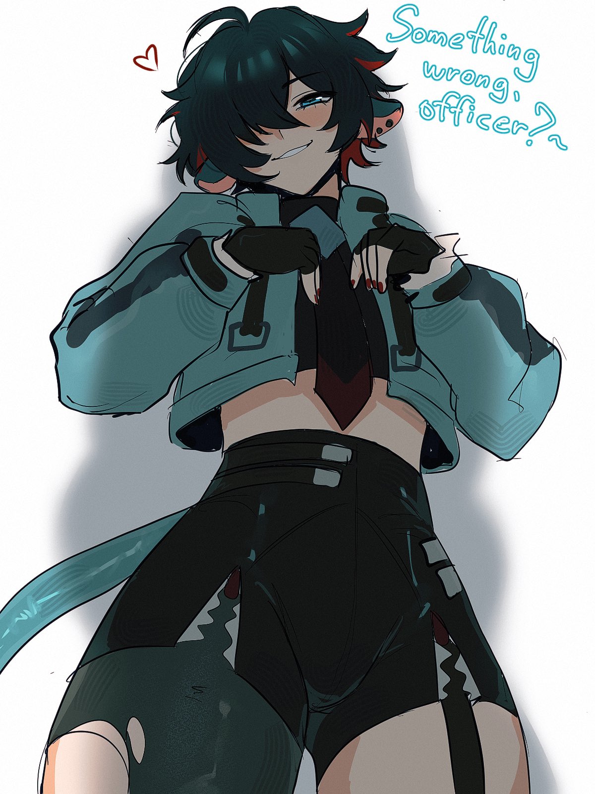 1male, femboy, femboy only, genderbend, genderswap, jane doe (zenless zone zero), john doe (zenless zone zero) (scopeophilia), jpeg, male focus, myotaron, rule 63, sexy, shadow, tail, thick thighs, zenless zone zero