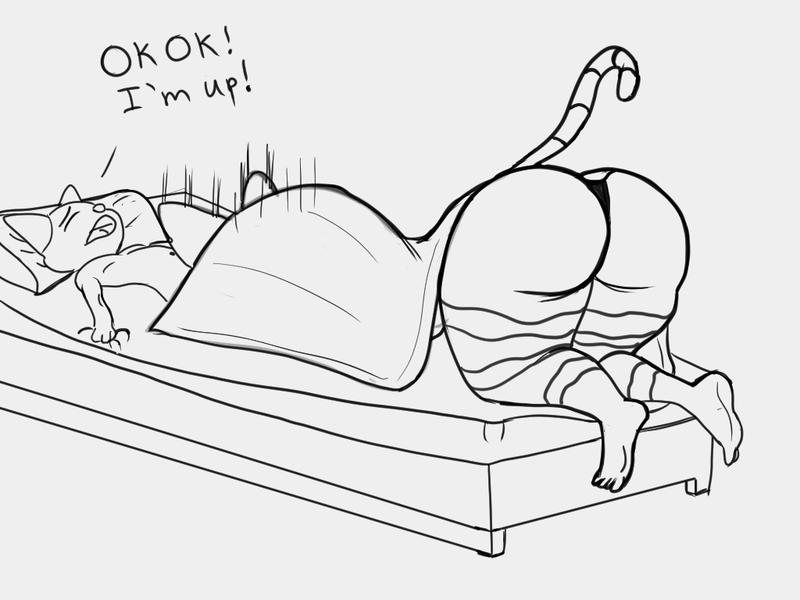 1boy, 1boy1girl, 1girls, 2026, 3 fingers, 4:3, 5 toes, age difference, anthro, anthro on anthro, ass, barefoot, bed, bedding, bent legs, big ass, big butt, big ears, biped, black and white, black text, blanket, blowjob, bottom heavy, butt, calico cat, clothed, clothed anthro, clothed female, clothing, completely naked, completely naked male, completely nude, completely nude male, curved tail, dat ass, dialogue, digital drawing (artwork), digital media (artwork), domestic cat, duo, english text, eyebrows, eyes closed, faceless anthro, faceless character, faceless female, fat ass, fat butt, feet, felid, feline, felis, female, fingers, fran (litterbox comics), fur, furniture, grabbing sheets, head on pillow, huge ass, huge butt, humanoid feet, incest, intraspecies, larger female, legs together, litterbox comics, looking pleasured, lying, lying on bed, male, male/female, mammal, markings, mature, mature anthro, mature female, mature woman, milf, monochrome, monotone background, mother, mother and child, mother and son, motion lines, naked, naked male, navel, nude, nude anthro, nude male, obscured fellatio, obscured sex, older female, on back, on bed, open mouth, parent, parent and child, parent and son, pillow, plantigrade, pointy ears, prick ears, simple background, size difference, sketch, smaller male, son, straight, straight sex, striped body, striped fur, striped legs, striped markings, striped tail, stripes, tabby cat, tail, tail markings, talking to another, teeth, text, thick thighs, thong, three-quarter view, tightropethe1st, toes, tongue, under blanket, underwear, vincent (litterbox comics), webcomic, white background, younger male