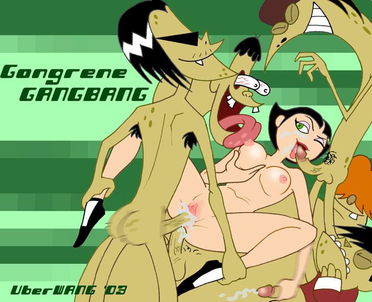 2003 ace_copular big_billy buttercup_(powerpuff_girls) female gangreen_gang grubber_(powerpuff_girls) human lil'_arturo male powerpuff_girls sex snake_(powerpuff_girls) straight straight_hair uberwang