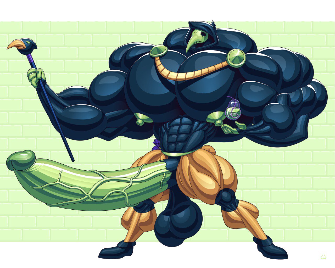 abs balls big_balls big_muscles big_penis clothing erection footwear genitals glans green_glans green_penis huge_balls huge_cock huge_muscles human hyper hyper_balls hyper_biceps hyper_genitalia hyper_muscles hyper_pecs hyper_penis knight male mammal mask muscular muscular_male penis plague saggy_balls shovel_knight solo vein veiny_penis warrior wolfiecanem yacht_club_games