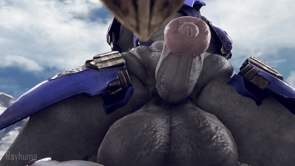 1boy 1futa 3d alien animated arbiter balls big_ass big_balls big_breasts big_penis breasts elite futa_on_male futanari halo halo_(series) intersex male nipple_piercing penis pov rayhuma sangheili sfm source_filmmaker thick_thighs