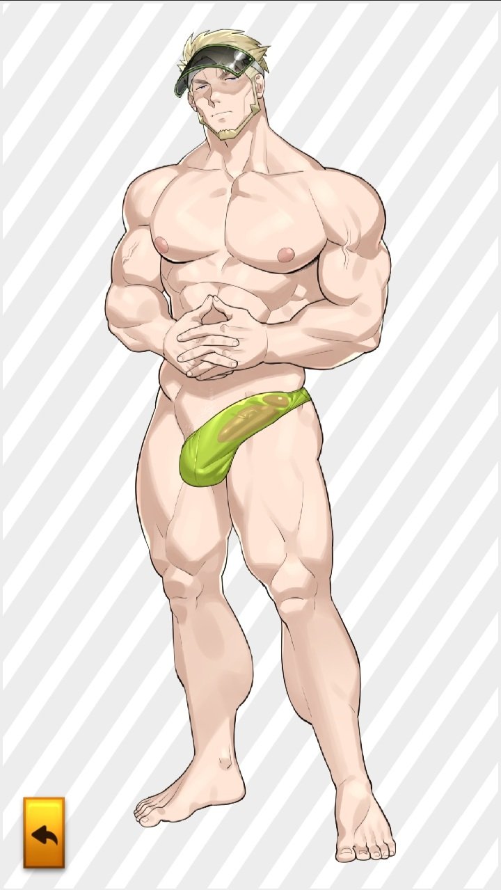 blonde_hair blonde_male boner chop_(ero_condo) erect_penis erection ero_condo hard_on kienbiu male male_only muscles muscular muscular_male see-through see-through_speedo twitter_user_oc