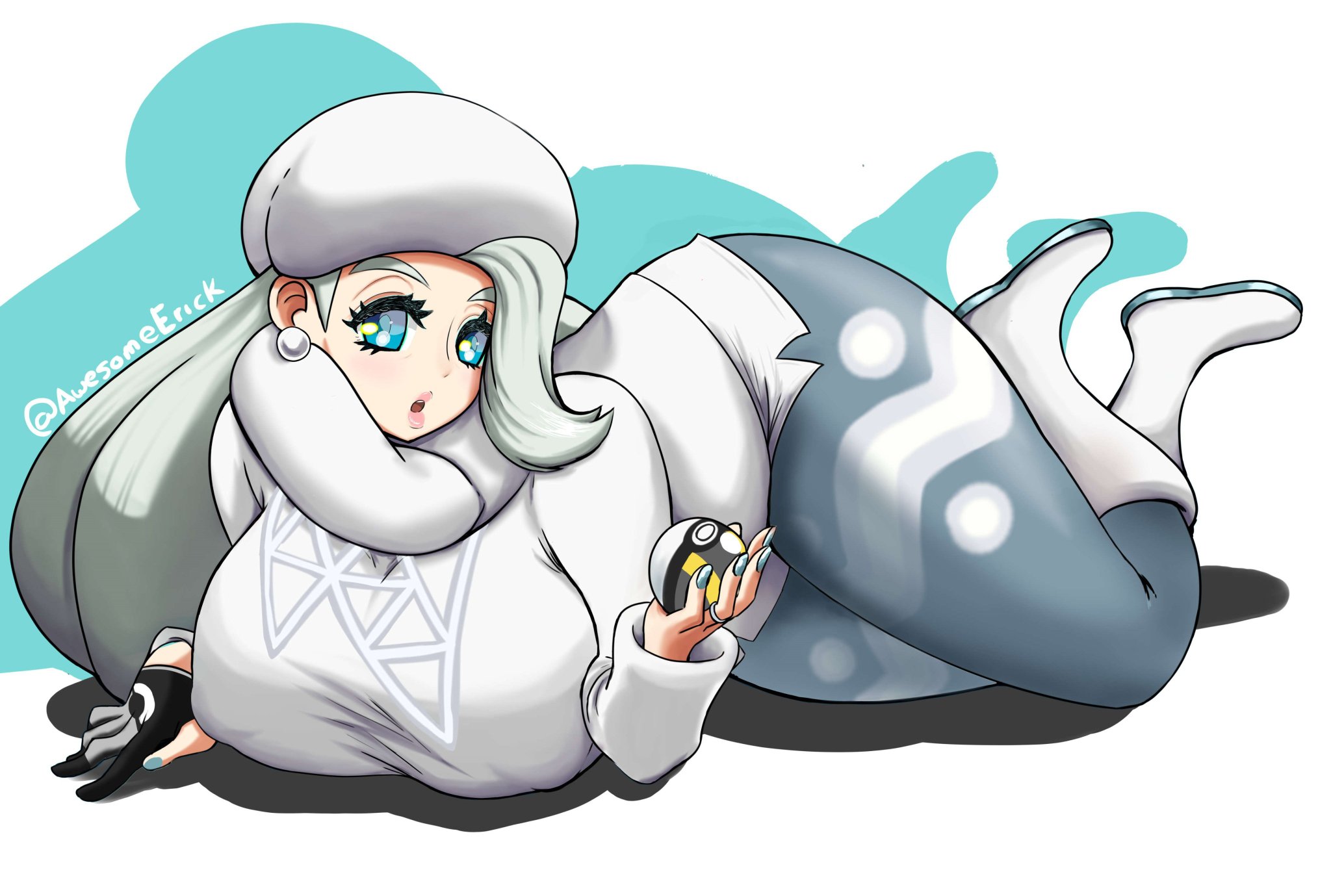 awesomeerix, female, melony (pokemon), milf, pokemon, pokemon ss