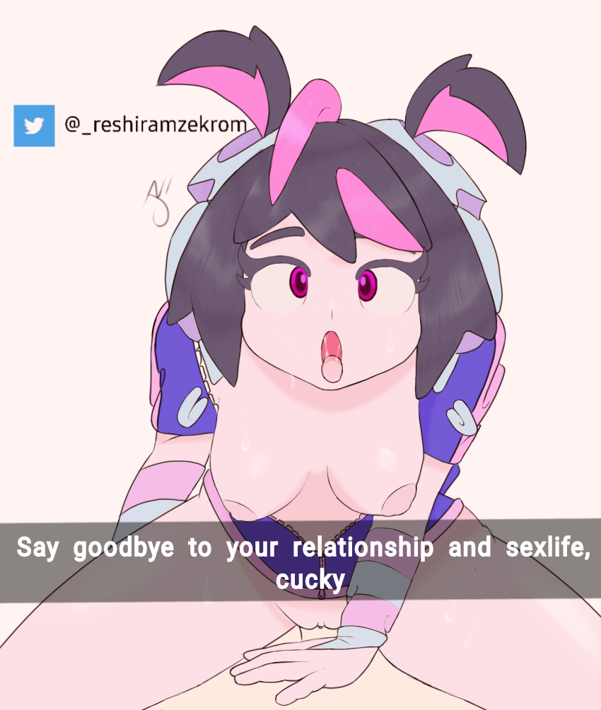 1boy, 1girls, anime girl, anime style, big breasts, big penis, black hair, blazer open, breasts, caressing hair, cheat, cheating, cheating (relationship), cheating female, cheating girlfriend, cheating wife, clitoris, color solid, coming, commissionsopen, couple, cowgirl, cowgirl position, cuck, cuckolding, cuckolding images, cuckolding images with text, cuckolding text, cum on body, cum on breasts, cute, deviantart, falling breasts, fanart, female, girly, hand on chest, hands on chest, humiliated cuck, humiliated male, humiliation, jacket open, junø, line art, little tits, looking at viewer, looking at you, male, milimili-beat girl, netorare, nipples, ntr, open blazer, open jacket, open sweater, penis, penis in pussy, pink hair, pink nipples, pink skin, pokemon, pov, pussy, sex, sexy, sitting, sitting on penis, suck, sucking, sucking penis, sweater open, tongue, unfaithful, unshadows, veins, veins on dick, violet eyes, violet hair, white skin, without clothes, zekorashe