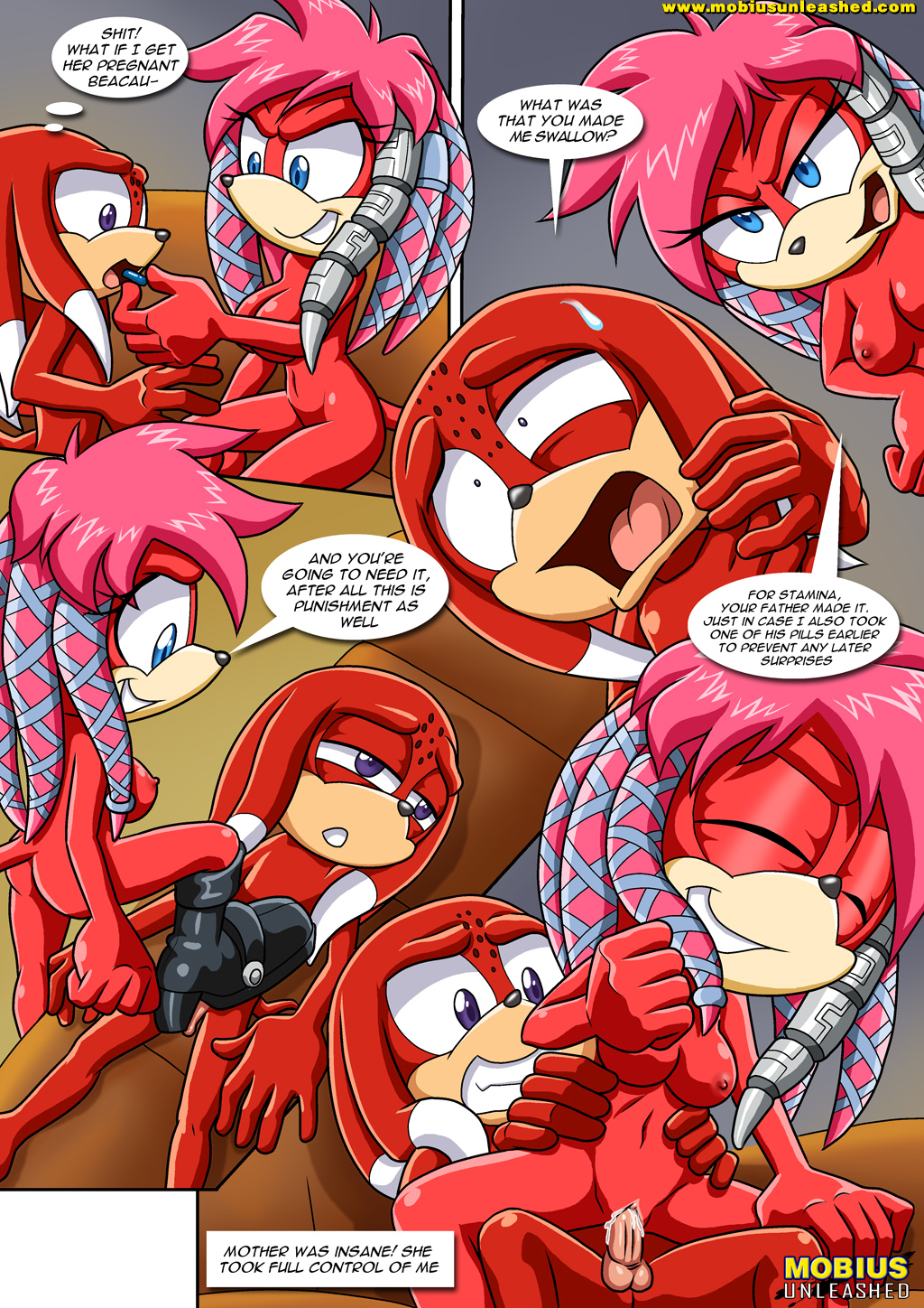 a_strange_affair comic comic_page disgusted incest lien-da lying_on_back mother_and_son palcomix penetration rutan_the_echidna sonic_(series) sonic_the_hedgehog_(archie) sonic_the_hedgehog_(series) stamina stepping_on_penis