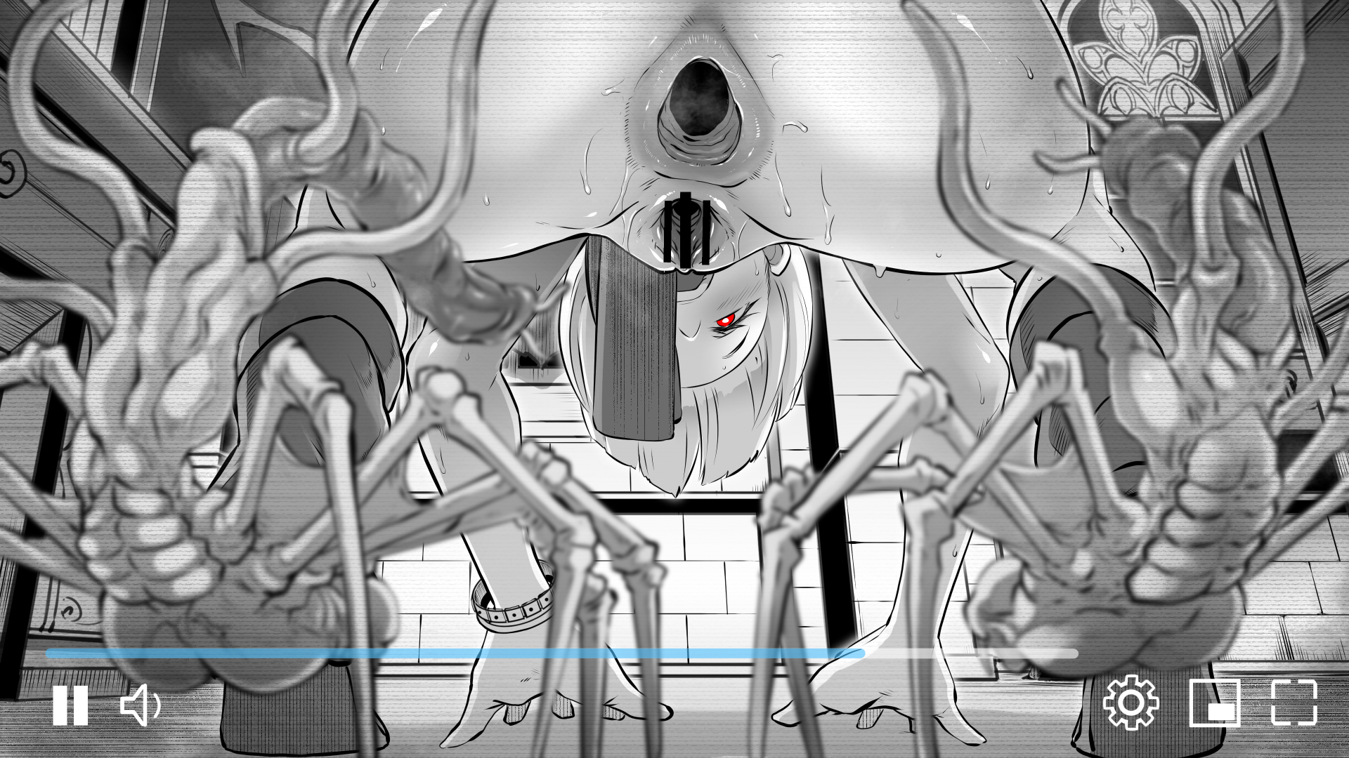 16:9, 1girls, anus, ashley graham, ashley graham (brooke elizabeth mathieson), butcha-u, censor bar, censored, censored pussy, corruption, dildo, female, las plagas, parasite, possession, pussy, resident evil, resident evil 4, sex toy, solo female, solo focus, tentacle