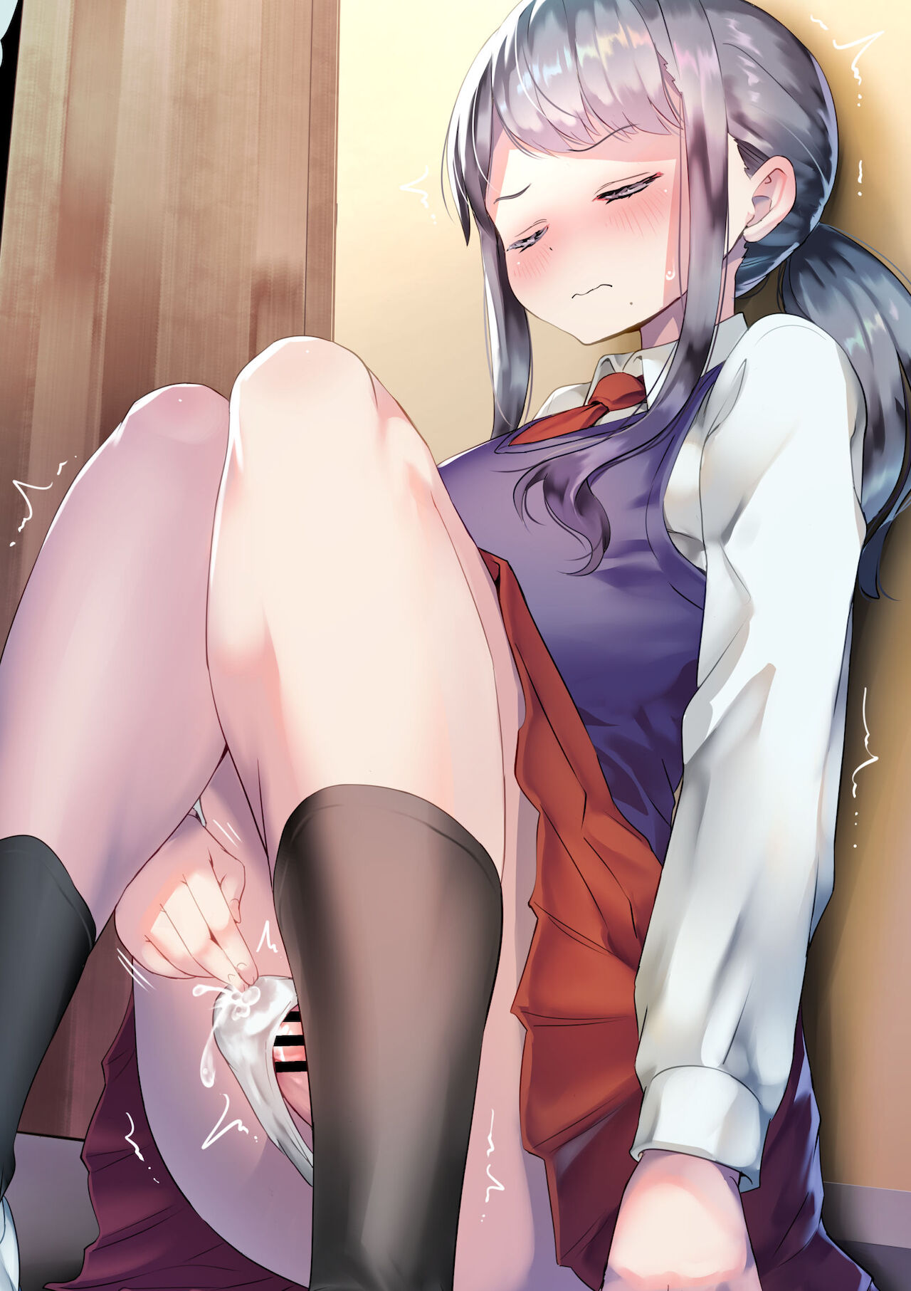 1futa, ass, ayanakitori, bar censor, boots, censored, cum, cum in panties, cum through clothes, cum under clothes, cumshot, dickgirl, ejaculation, erection, erection in panties, erection under clothes, erection under skirt, female, futa only, futanari, intersex, large ass, panties, panty bulge, penis, penis bulge, penis in panties, penis under clothes, penis under skirt, school, school uniform, schoolgirl, skirt, socks, stimulation, tenting, wide hips