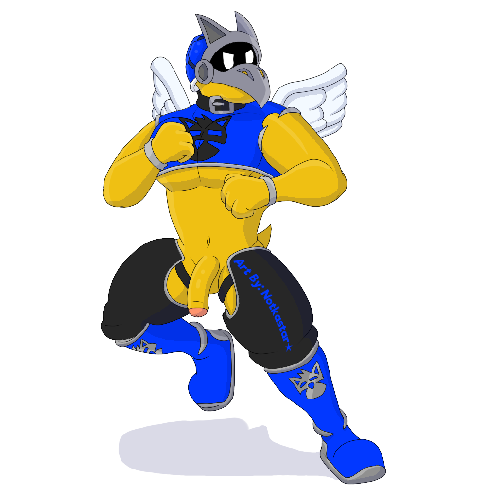 anthro armor balls boots chaps clothing collar emblem footwear genitals headgear helmet koopa koopa_troopa male male_only mario_(series) muscular nintendo notkastar paratroopa pecs penis scalie shirt solo taekwondo topwear transparent_background video_games visor wings zatch_(character)