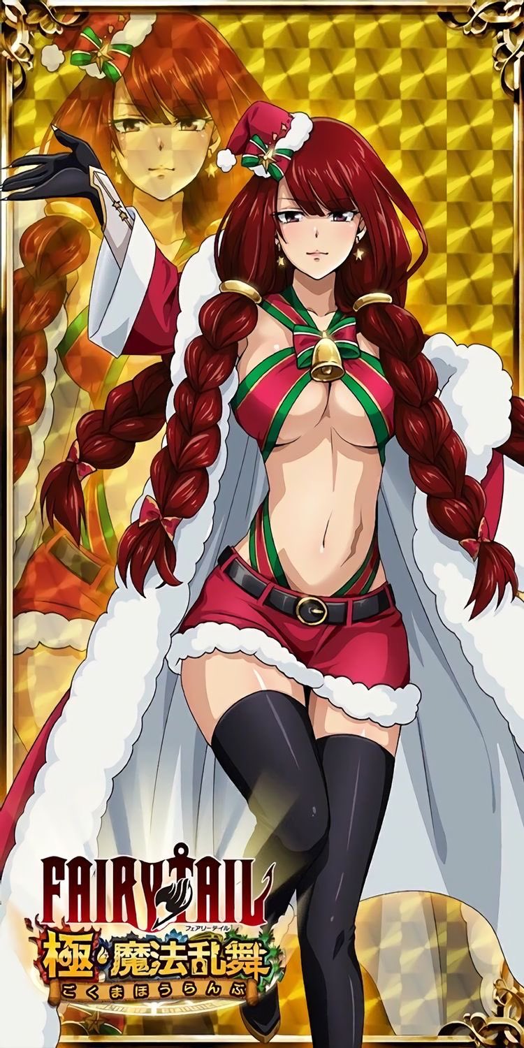 1girls, big breasts, breasts, fairy tail, female, irene belserion, milf, official art, red hair, red-haired female