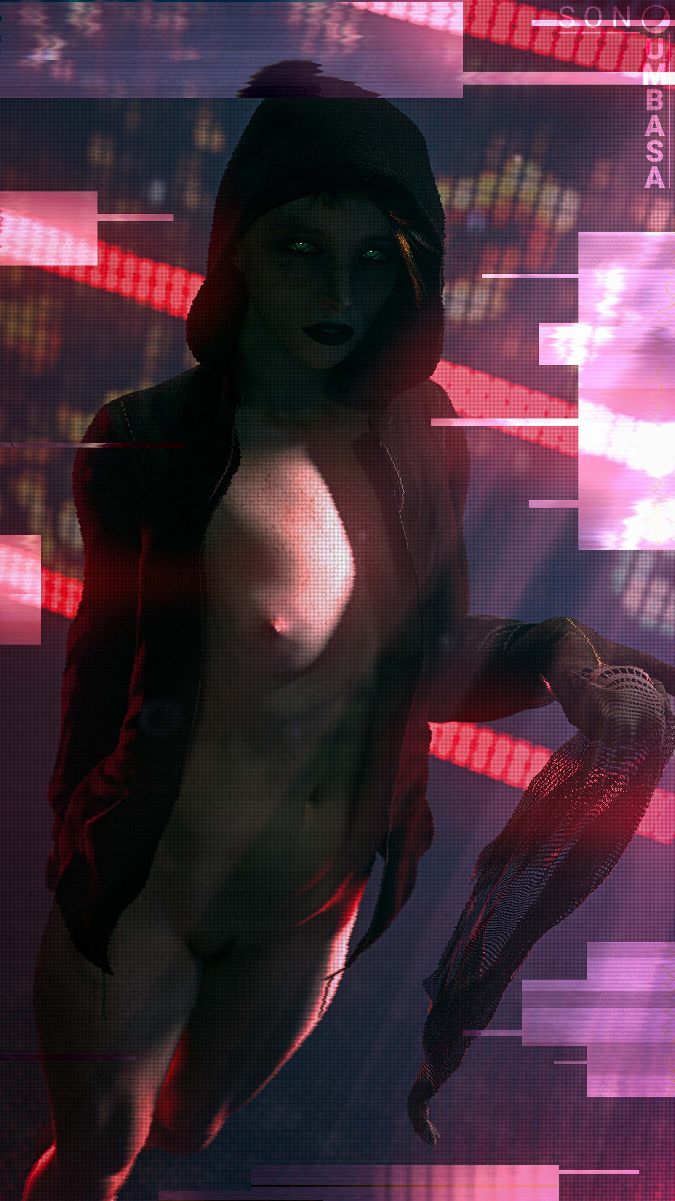1girls, 3d, breasts, female, nokk (rainbow six), pubic hair, rainbow six, rainbow six siege, solo, solo female, son umbasa, tagme