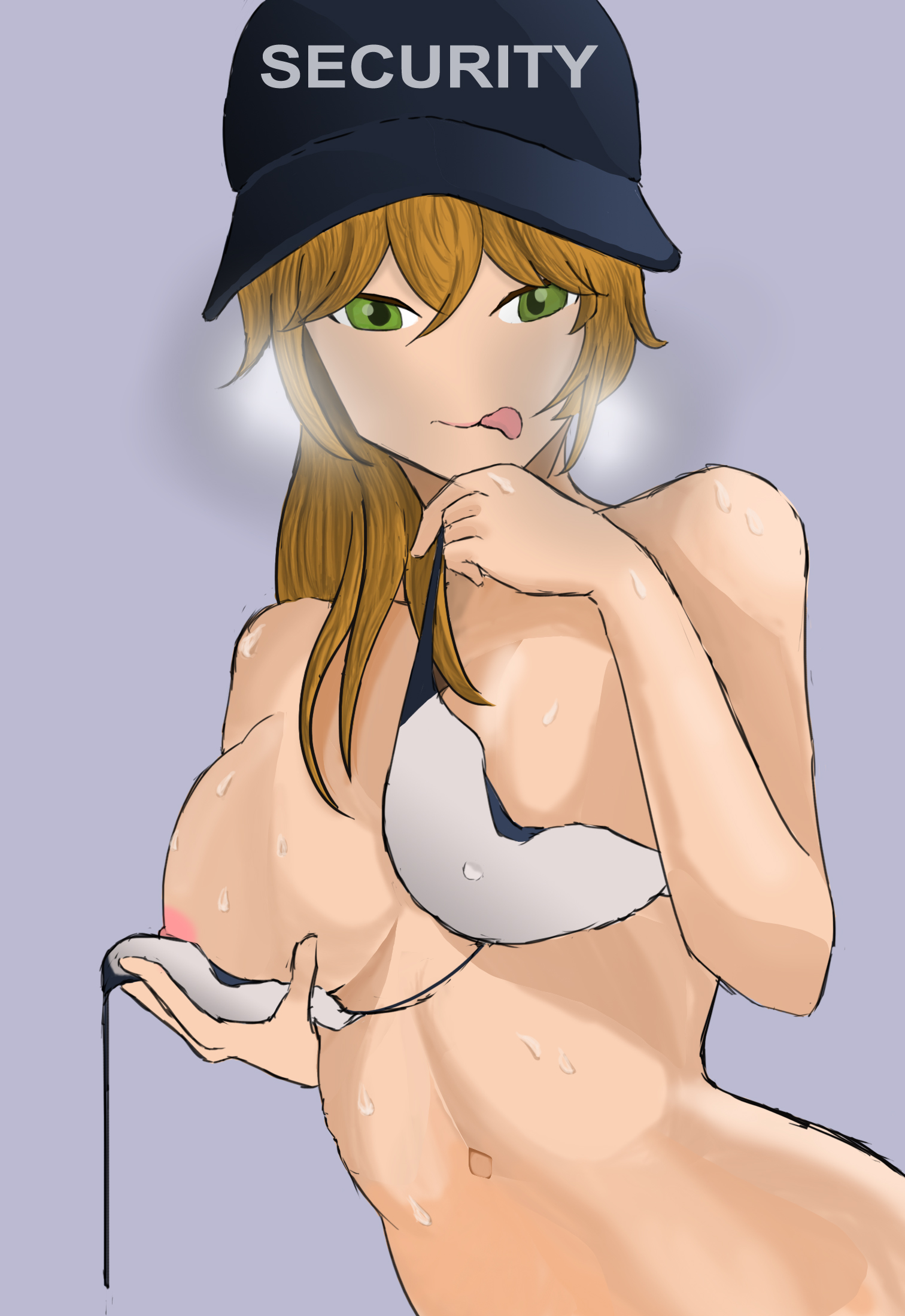areolae, bra, breasts, clarkson023, color, female, five nights at freddy's, five nights at freddy's: security breach, nipples, solo, tagme, vanessa (fnaf)