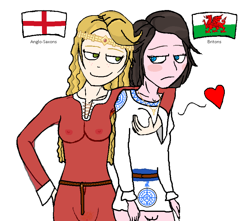 2girls anglo_saxon blonde_pubic_hair blush breast_grab breast_grope british briton brittonic brythonic celt countrylove england english_flag female femdom femsub frown germanic lezdom lezsub medieval medieval_england middle_ages multiple_girls national_personification nipples_visible_through_clothing personification pubic_hair pubic_hair_visible_through_clothing pussy see-through_clothing shaved_pussy simple_background small_breasts smug vulva wales welsh_flag white_background