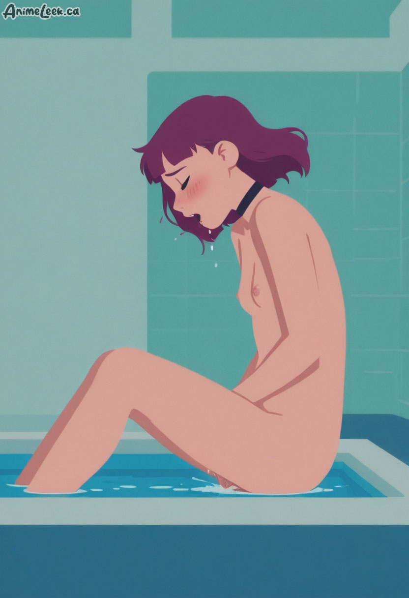 1girls, ai generated, amelia (pathways), anime leek, masturbation, pathways (game), solo