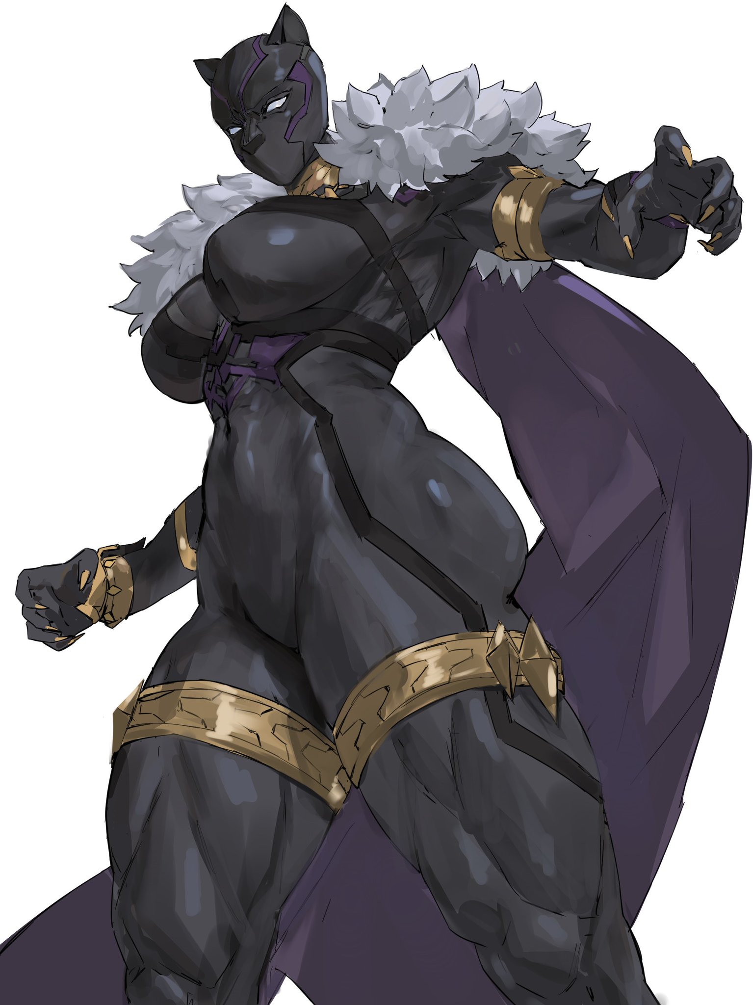 1girls, 2026, abs, athletic female, big breasts, black panther (marvel), black panther (shuri), bodysuit, cape, clothed, clothing, color, enargeia, enargeia5525, female, female focus, female only, fit female, full body, fully clothed, hi res, large breasts, marvel, marvel comics, marvel tokon: fighting souls, muscular female, shuri (marvel tokon), shuri (marvel), skin tight, slim waist, solo, solo female, standing, suit, superheroine, taiyang yu, thick thighs, tight clothes, tight clothing, wide hips