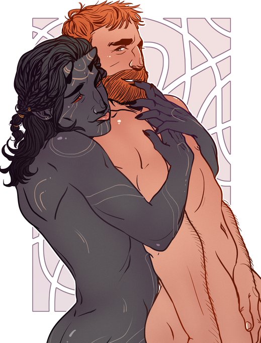 2boys adoptive_siblings asgardian ass beard boltplum dark-skinned_male facial_hair frost_giant gay grey-skinned_male grey_skin horns human interspecies interspecies_yaoi light-skinned_male light_skin loki_(marvel) long_hair_male love male male_only marvel marvel_cinematic_universe muscular_male nude nude_male playful smile thor_(marvel) thor_(series) yaoi