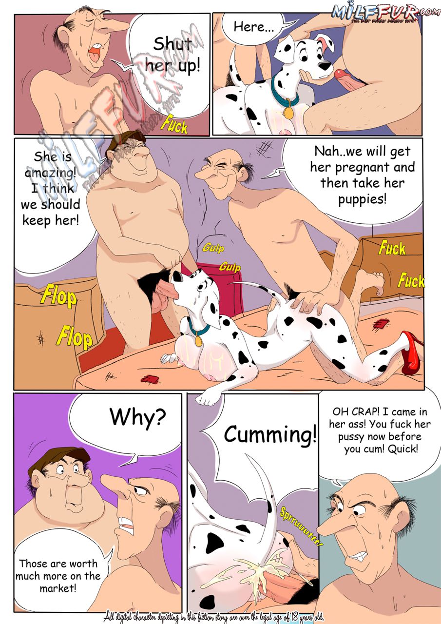 101_dalmatians comic disney english english_text horace_badun jasper_badun milffur.com perdita speech_bubble text