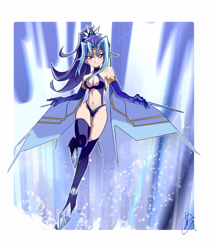 1girls background bryanjoel cosplay cya_mg edit edited female huge_breasts kamishiro_rio legwear leotard long_hair looking_at_viewer looking_forward ponytail rio_kamishiro smile solo underwear yu-gi-oh! yu-gi-oh!_zexal