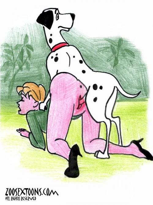 101_dalmatians anita_radcliffe canine disney female human interspecies male penis pongo pussy rough_sketch zoophilia zoosextoons.com