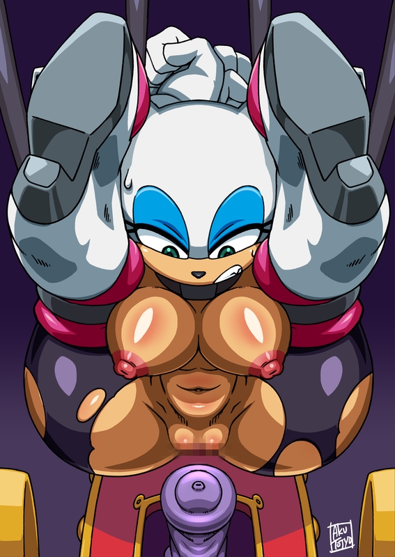 avoid_posting censored chiropteran female mammal restrained rouge_the_bat sega solo sonic_(series) sonic_the_hedgehog_(series) tojyo torn_clothes