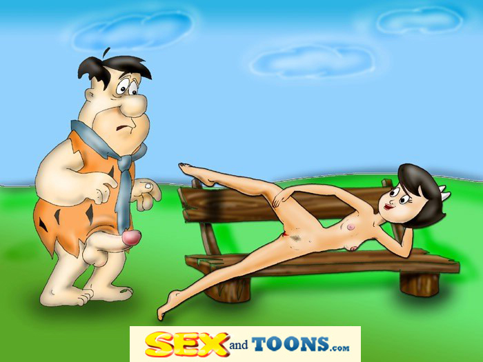 betty_rubble cheating female fred_flintstone hanna-barbera human male nipples sex_and_toons straight_hair the_flintstones