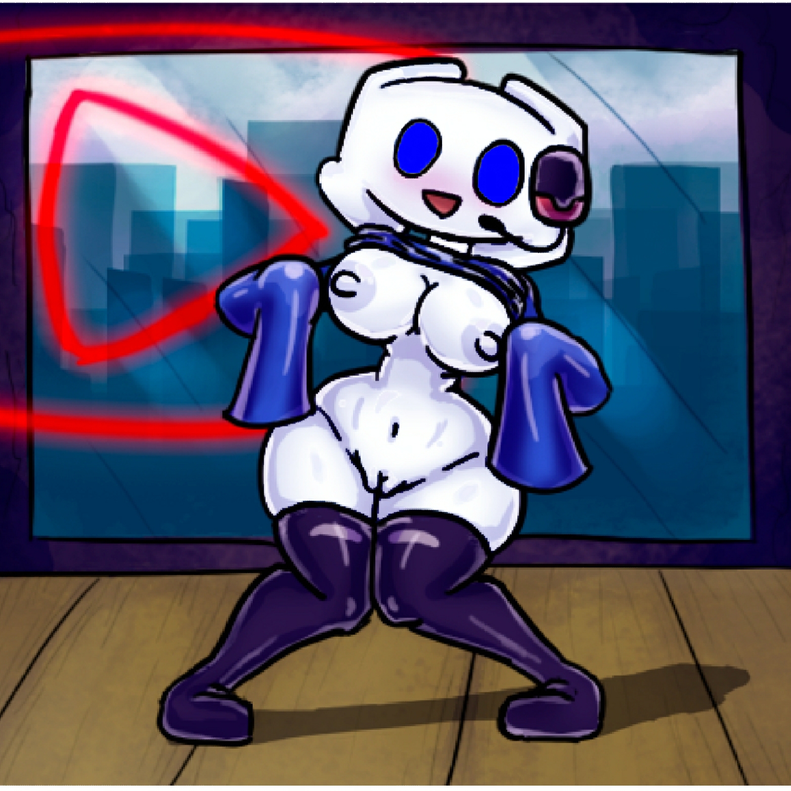 1girls, breasts, clyde (discord), color edit, discord, discord (app), discord gf (friday night funkin), edit, female, flashing, flashing breasts, friday night funkin, friday night funkin (postin' mod), tagme