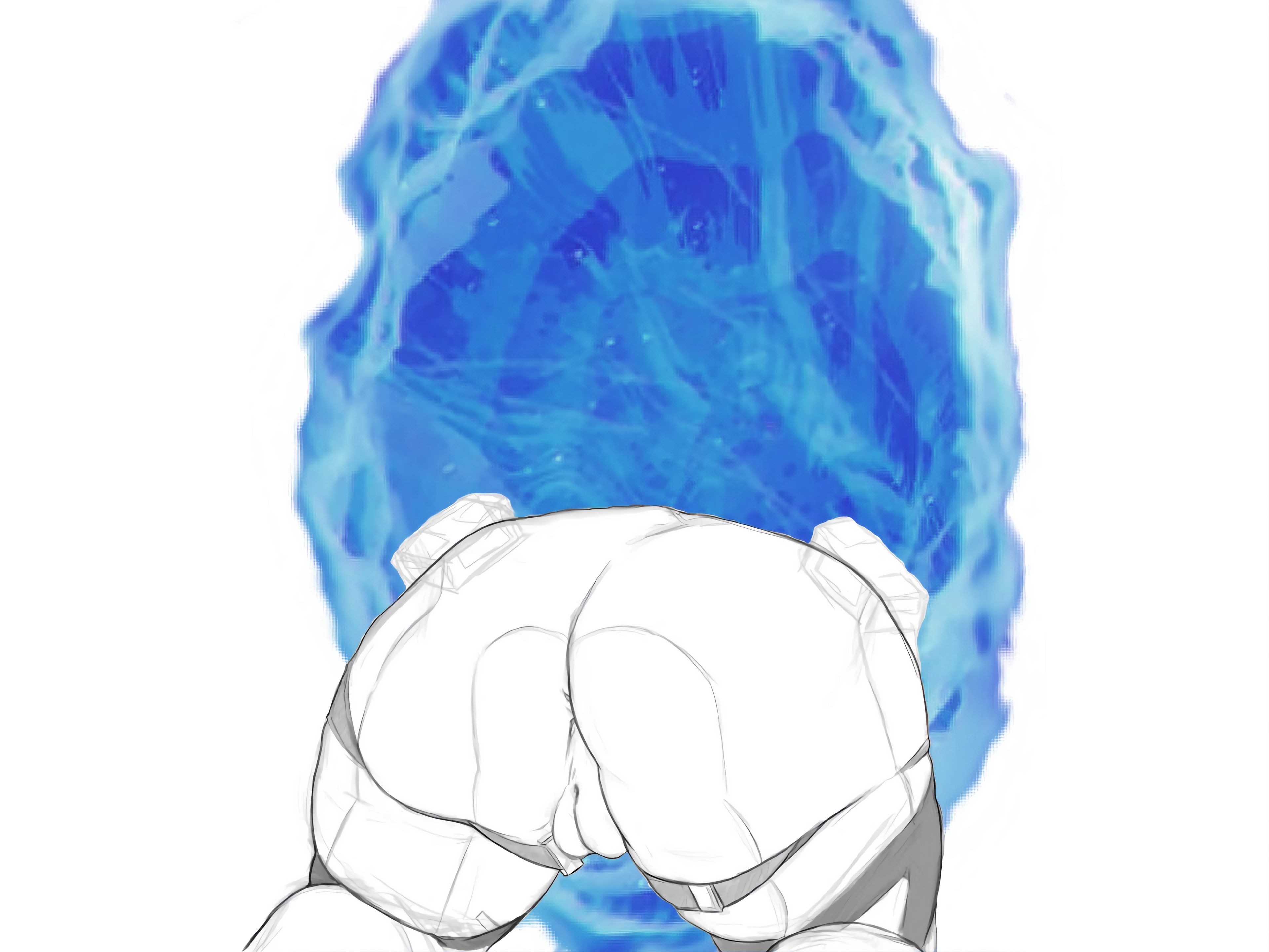 apex legends, ass, ass squeeze, back view, belt, big ass, big butt, big hips, big thighs, bottom heavy, bubble ass, bubble butt, bursting butt, bursting clothes, cameltoe, female, gigantic ass, gigantic butt, outgrowing clothes, pussy, pussy peek, pussy visible through clothes, simple background, skin tight, skin tight suit, stretched clothing, thick, thick ass, thick hips, thick legs, thick thighs, tight clothes, tight clothing, tight pants, tights, unknown artist, viewed from behind, viewed from below, wattson (apex legends)