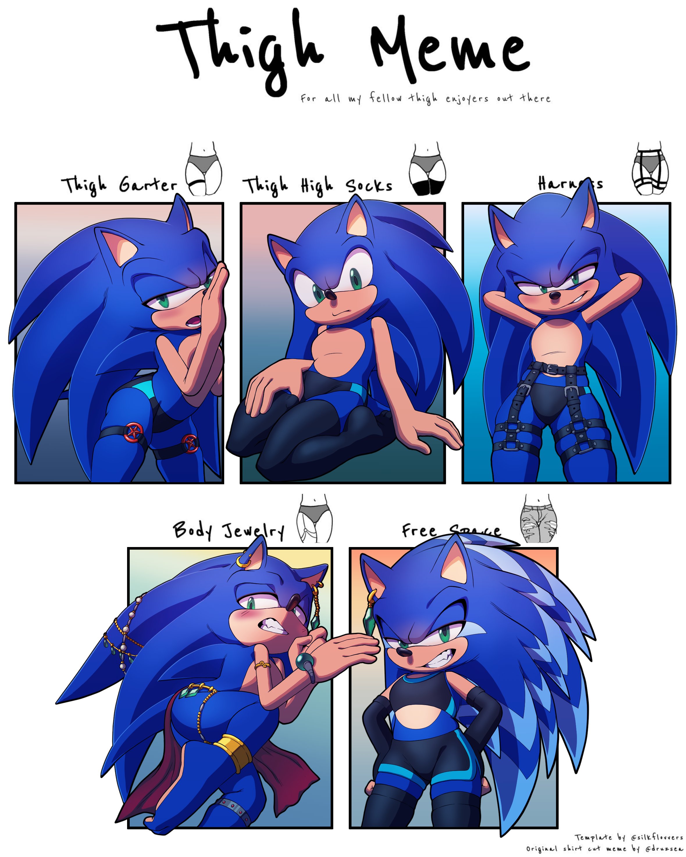 1boy, clothing, darknowy, femboy, green eyes, green-eyed male, male, male only, solo, sonic (series), sonic the hedgehog