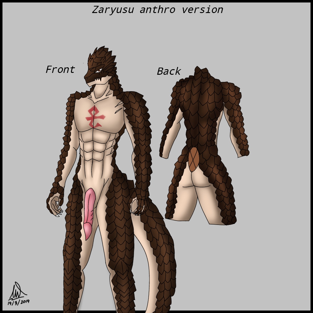 lizard lizardman_(overlord) male_only overlord_(maruyama) reference_image scalie solo_male zaryusu_shasha