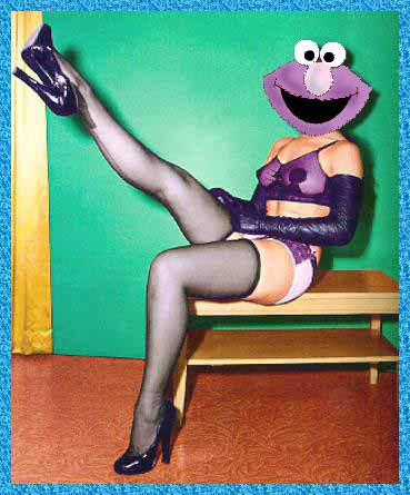 bra elmo panties rule_63 sesame_street stockings tagme what