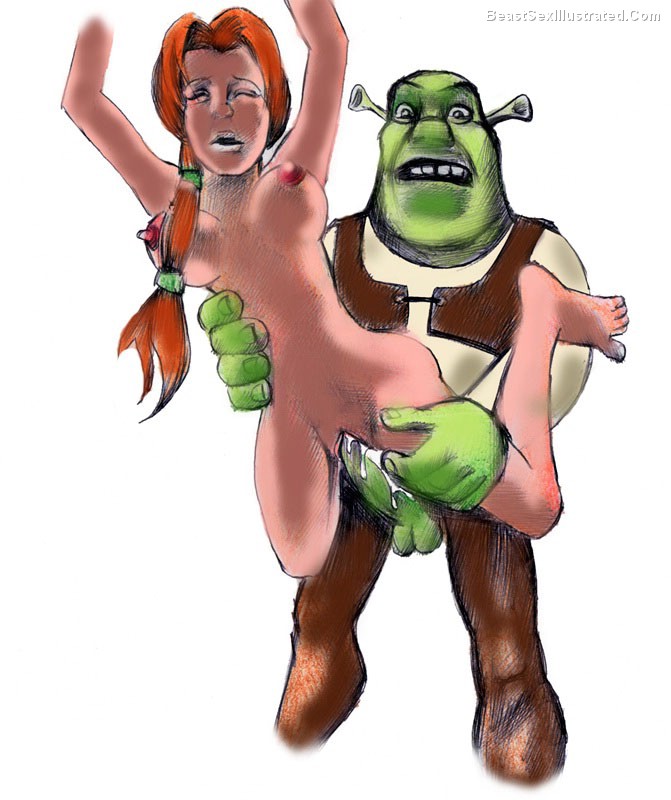 1girls beastsexillustrated breasts cum cum_in_pussy dreamworks female human human_fiona nipples ogre princess princess_fiona princess_fiona_(human) shrek shrek_(film) shrek_(series)