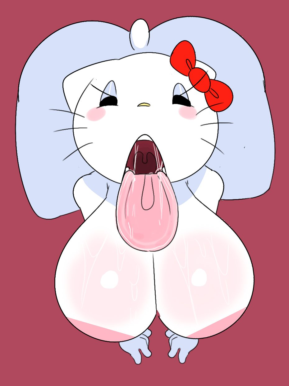 1girls, anthro, ass, begging pose, big ass, big breasts, breasts, completely nude, completely nude female, female, female only, full body, half-closed eyes, hello kitty (character), hello kitty (series), jerkoff visual assistance, kitty white, kneeling, looking at viewer, naked, naked female, nude, nude female, open mouth, pose, sanrio, savagensfw, solo, solo female, tongue, tongue out, waiting for cum