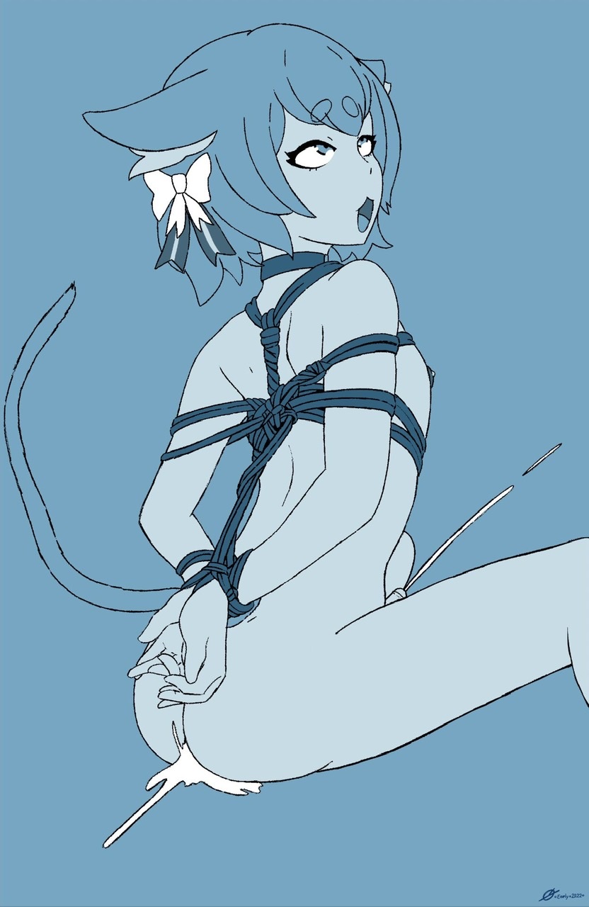 bondage cat_ears cat_tail catboy cum cum_in_ass cumming_from_anal_sex cumshot cute_male eyes_rolling_back felix_argyle femboy gay open_mouth orgasm orgasm_face re:zero_kara_hajimeru_isekai_seikatsu rope rope_bondage shibari tail yaoi youngperv