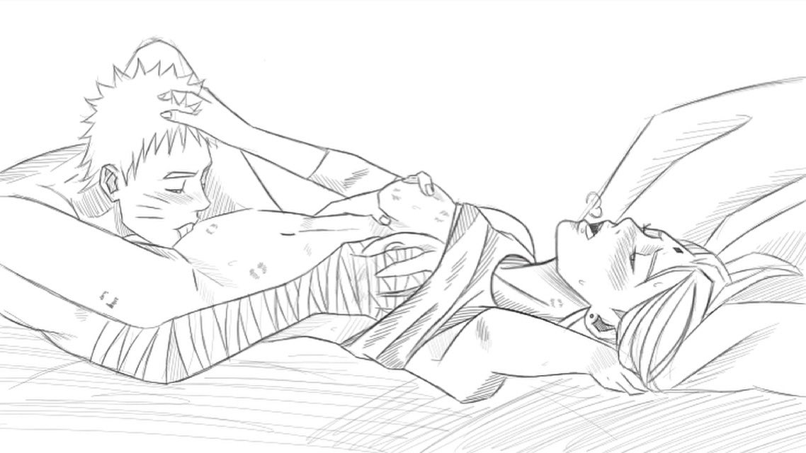 1boy, 1girls, bandage, blush, boruto: naruto next generations, bottomless, breast grab, breasts, breasts out, breath, cunnilingus, eating pussy, female, forehead jewel, gasp, hair grab, hand in hair, hand on head, hands on breasts, heavy breathing, hickey, kiss mark, licking, licking pussy, long hair, lying, lying on back, male, male/female, moaning, monochrome, narusakuart, naruto, naruto (series), nipples, open mouth, oral, oral sex, passionate, pussy, sakura haruno, shirt up, short hair, small breasts, straight, tank top, tank top lift, touching hair, uzumaki naruto, visible breath