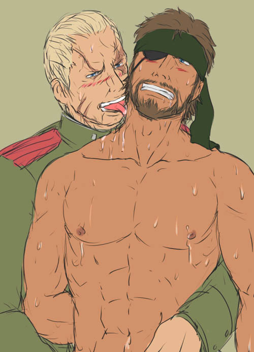 bara beard big_boss blonde_hair eye_patch forced_yaoi gay male male_only metal_gear metal_gear_solid_3 muscles rape volgin yaoi yevgeny_borisovitch_volgin