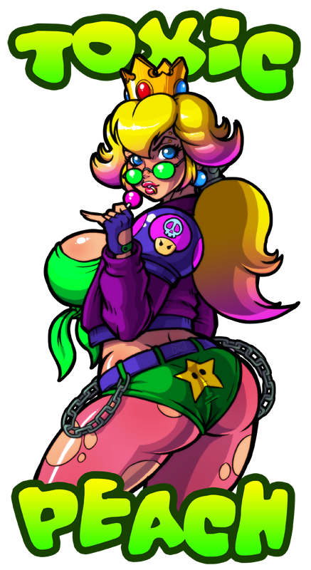 alpha_channel ass_focus demien female for_sticker_use large_ass large_breasts lucidartdvc mario_(series) no_background piercing png princess_peach punk punk_girl ripped_clothing sticker_template thick_lips thick_thighs transparent_background transparent_png wide_hips