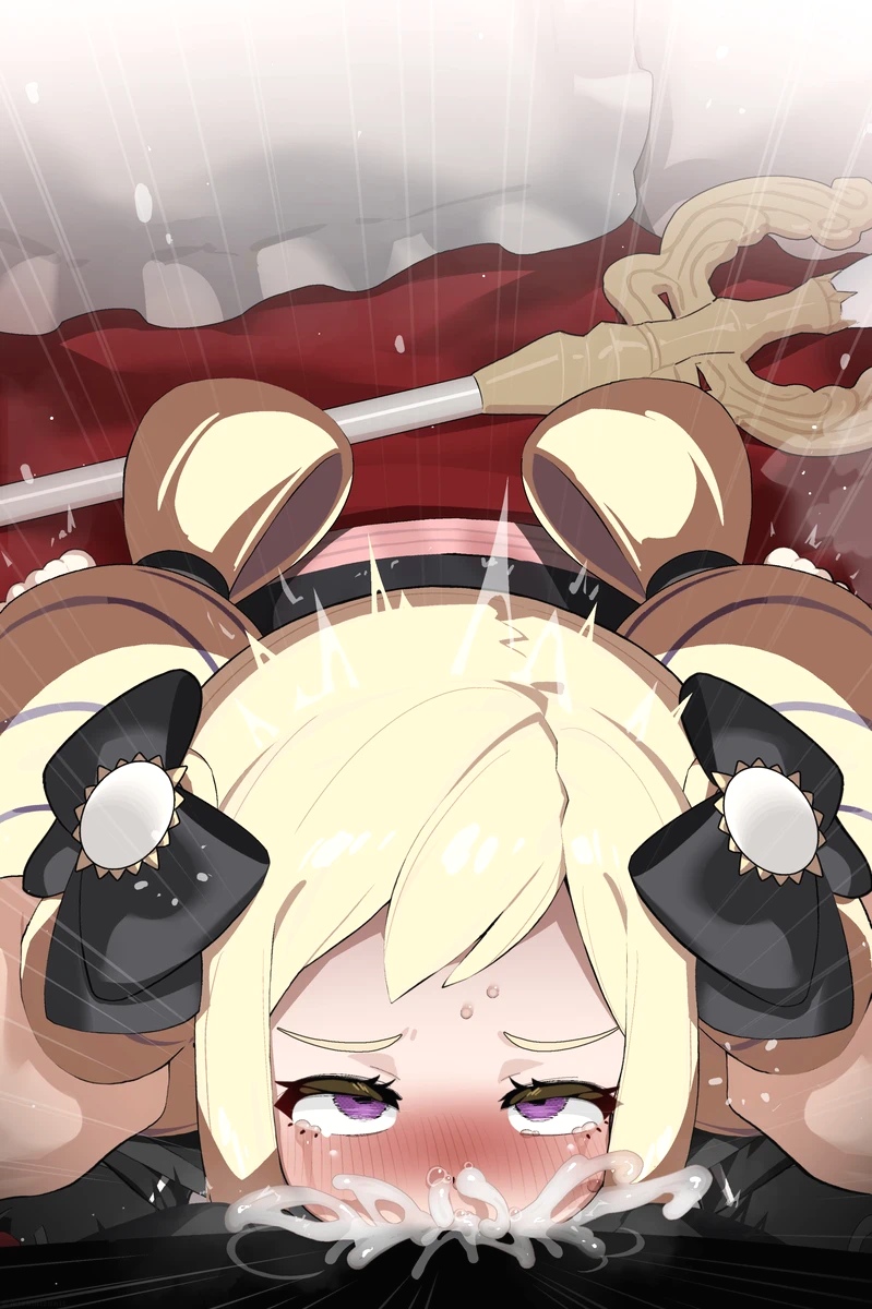 big_penis blowjob cum_in_mouth cum_in_throat elise_(fire_emblem) fire_emblem forced_deepthroat forced_oral hands_on_head holding_hair mizumizuni oral_rape