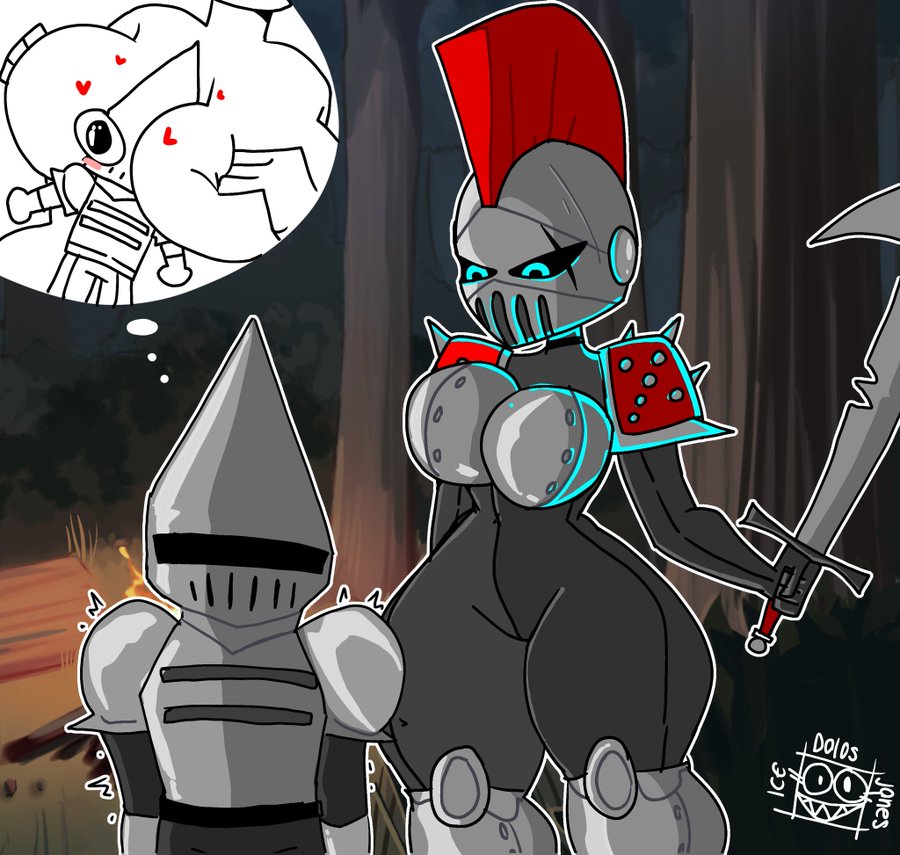 castle_crashers female hielera_jones imagining male smothering tagme