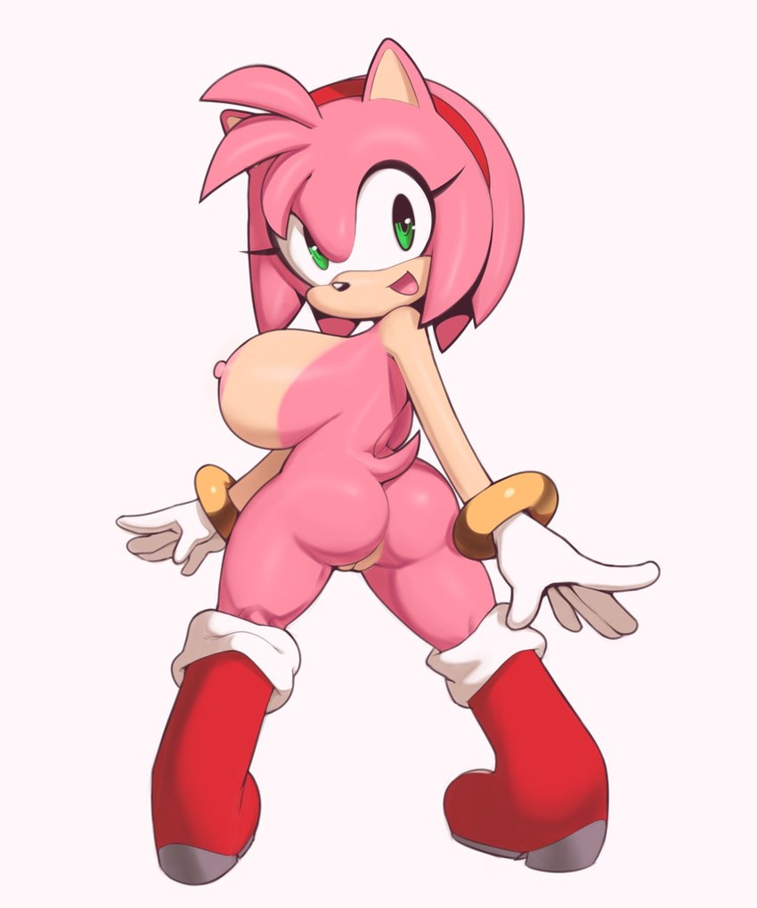 1girls amy_rose plantpenetrator sonic_(series) sonic_the_hedgehog_(series) tagme