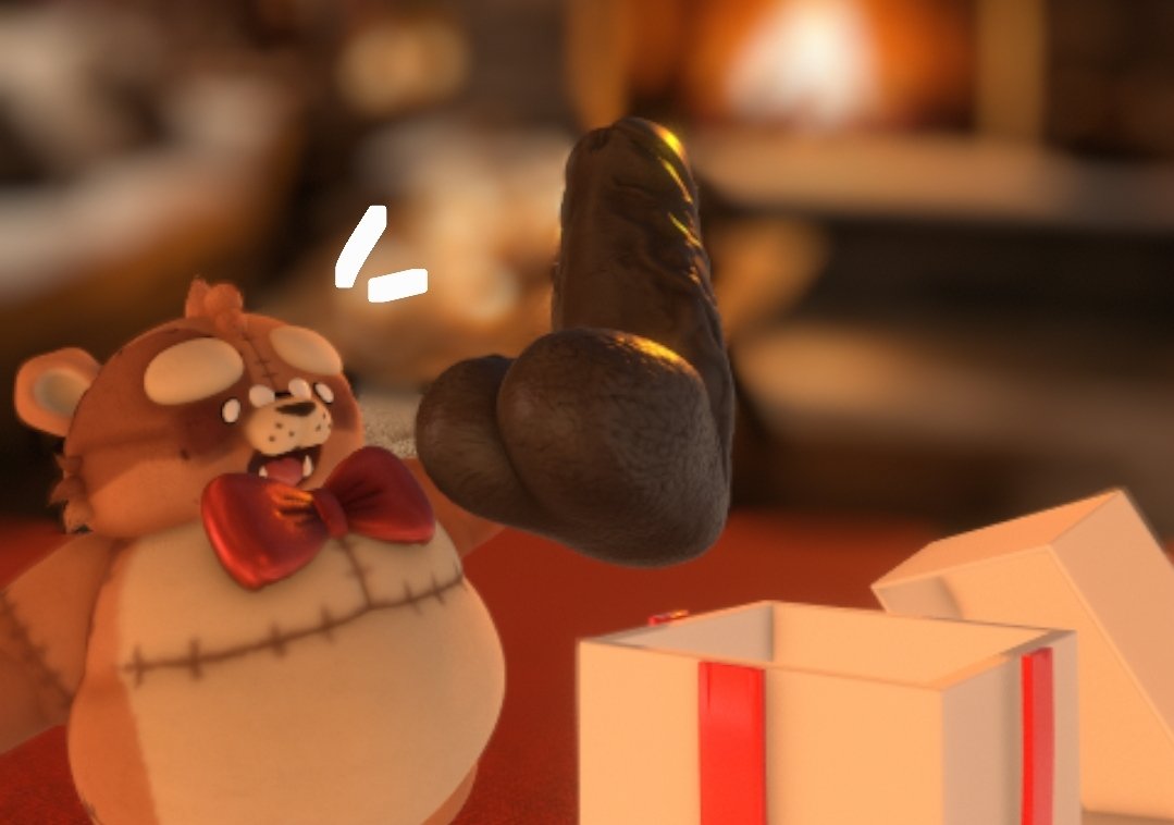 3d animate_inanimate anthro bear box brown_body container digital_media_(artwork) dildo eyebrows fur gift gift_box holding_dildo holding_object holding_sex_toy male mammal naughtygoblinz nomad_sculpt_(artwork) overweight overweight_male seam_(sewing) sex_toy shocked solo standing tan_body tan_fur teddy_baron teddy_bear_(species) thick_eyebrows