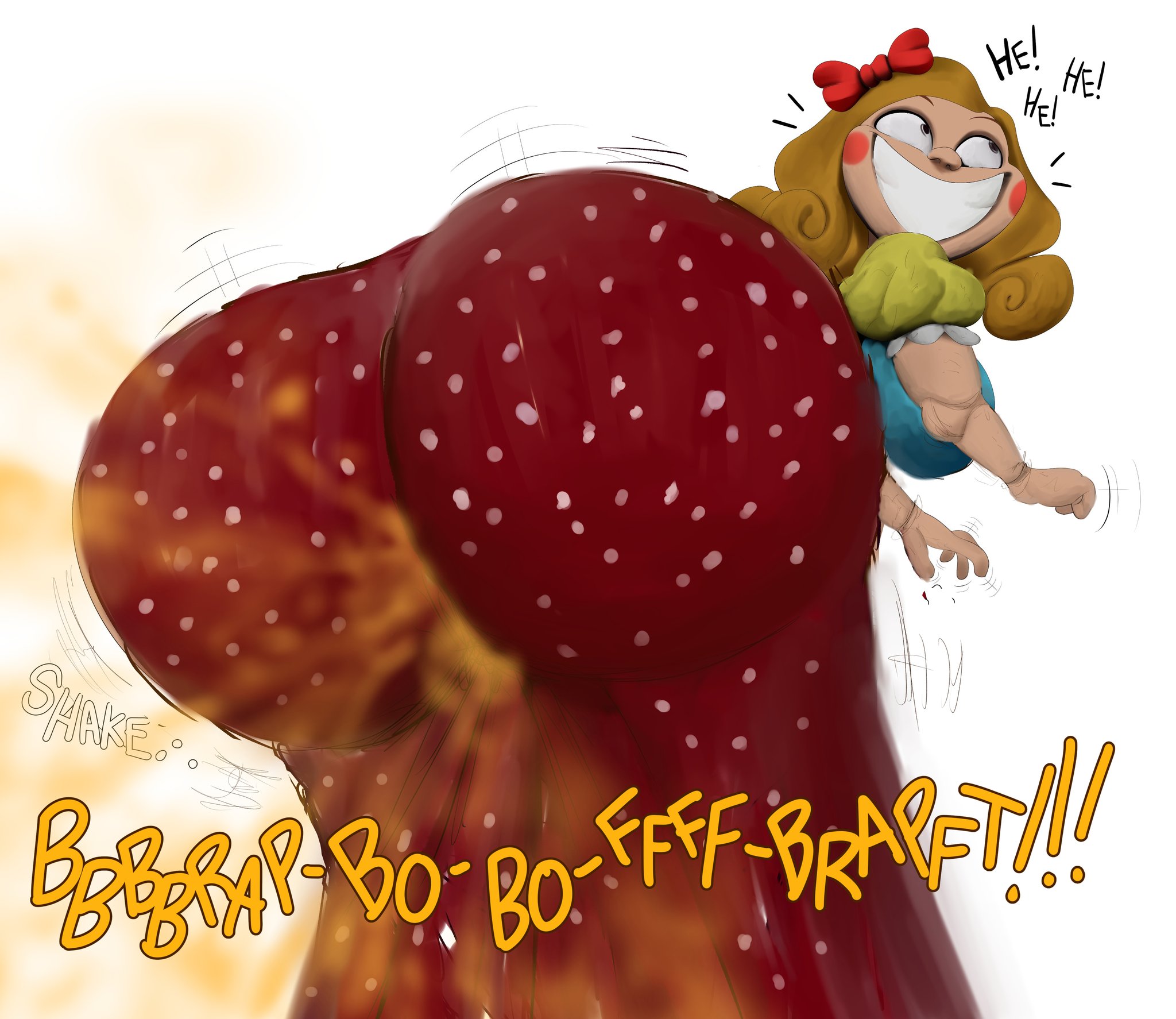 1girls, 2020s, 2026, 2026s, ass, ass bigger than head, ass focus, ass in skirt, ass shake, barrybbeesly, big breasts, big smile, blonde female, blonde hair, blonde hair female, blonde-haired female, blush stickers, bow, bow in hair, bubble ass, bubble butt, curvaceous, curvaceous female, curvaceous figure, curves, curvy, curvy body, curvy female, curvy figure, curvy hips, digital drawing (artwork), digital media (artwork), fart, fart cloud, fart fetish, farting, farting at viewer, female, female focus, female only, gassy, gassy female, huge ass, jpeg, laugh, laughing, massive ass, miss delight, mob entertainment, no background, polka dot, polka dot skirt, poppy playtime, poppy playtime (chapter 3), red bow, robot, robot girl, robot humanoid, round ass, round butt, segmented arms, segmented body, shaking, shaking ass, shaking butt, simple background, skirt, solo, solo female, solo focus, thick ass, thick thighs, twitter link, voluptuous, voluptuous body, white background, wide thighs, yellow fart, yellow fart cloud, yellow gas, yellow gas cloud